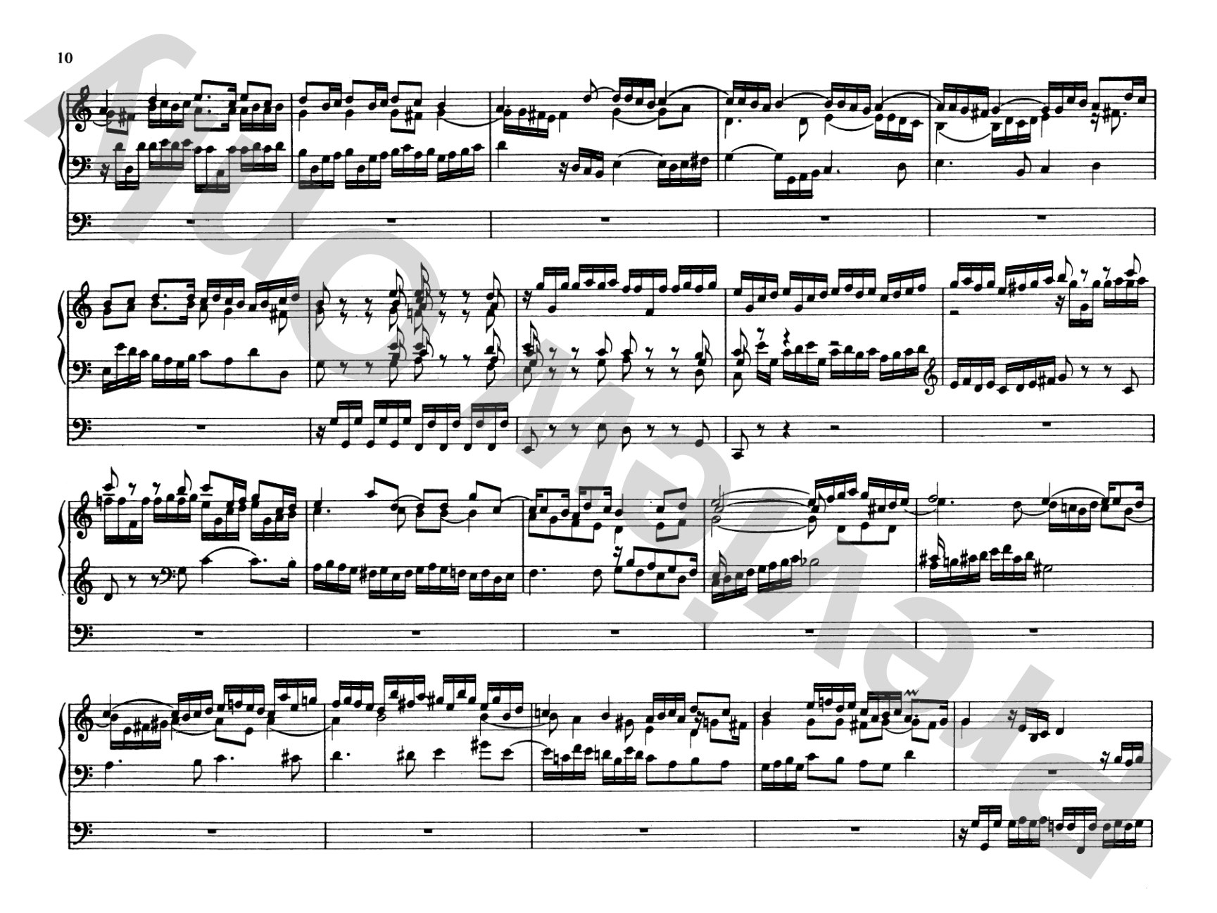Bach: Complete Organ Works, Volume IV: Organ Comb Bound Book