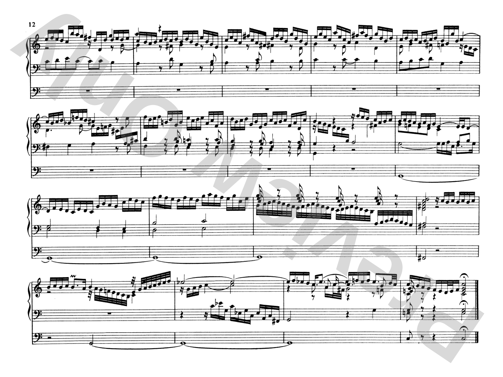 Bach: Complete Organ Works, Volume IV: Organ Comb Bound Book