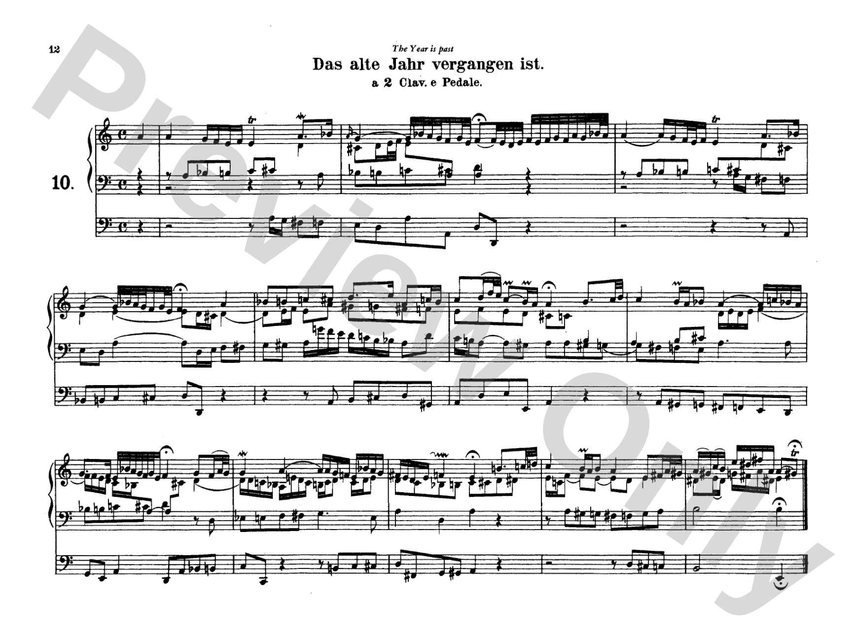 Bach: Complete Organ Works, Volume V: Organ Comb Bound Book