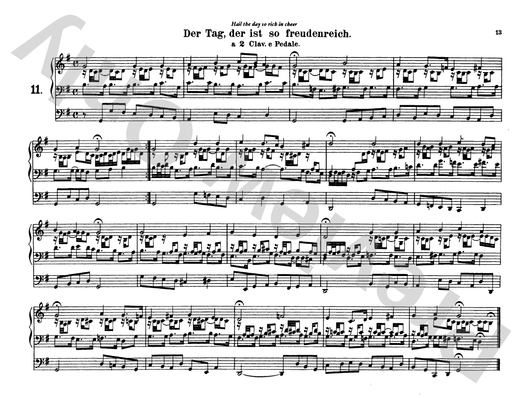 Bach: Complete Organ Works, Volume V: Organ Comb Bound Book