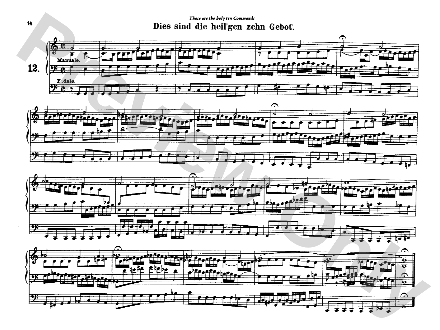 Bach: Complete Organ Works, Volume V: Organ Comb Bound Book