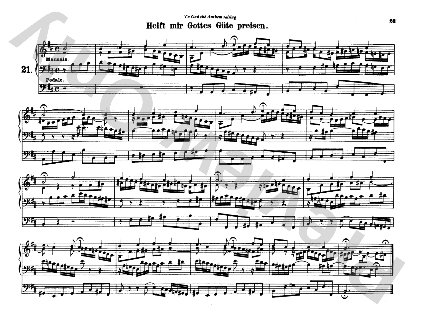 Bach: Complete Organ Works, Volume V: Organ Comb Bound Book