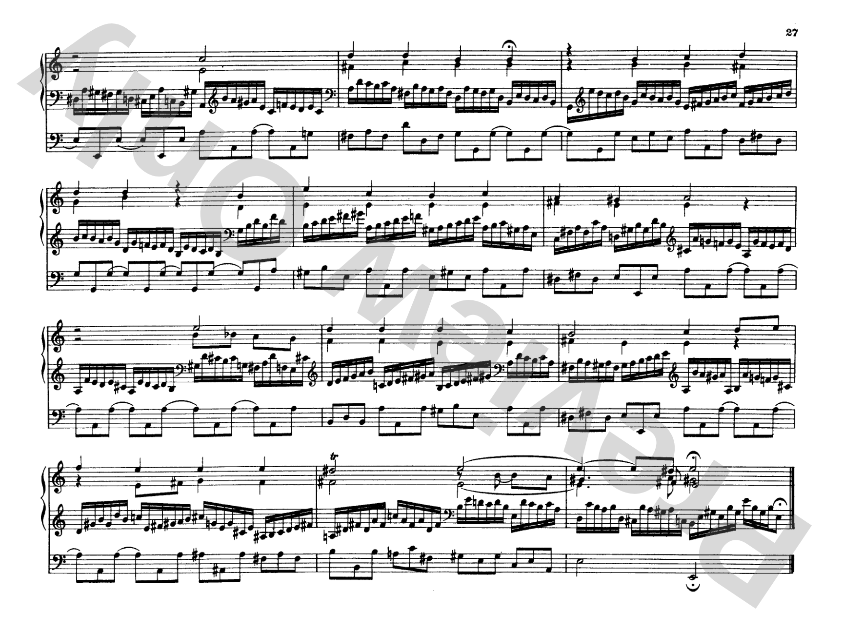 Bach: Complete Organ Works, Volume V: Organ Comb Bound Book