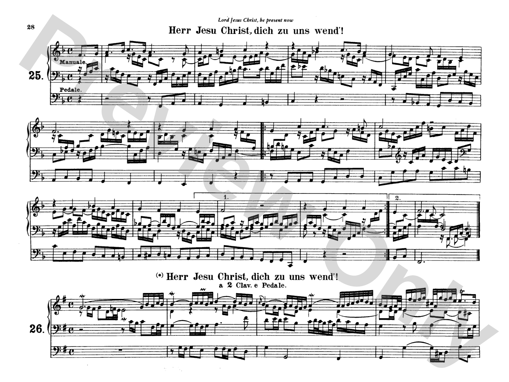 Bach: Complete Organ Works, Volume V: Organ Comb Bound Book