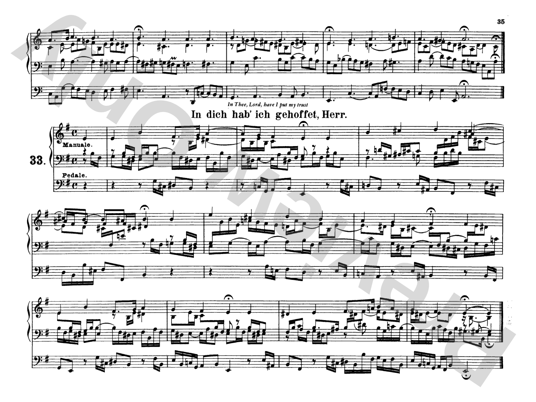 Bach: Complete Organ Works, Volume V: Organ Comb Bound Book