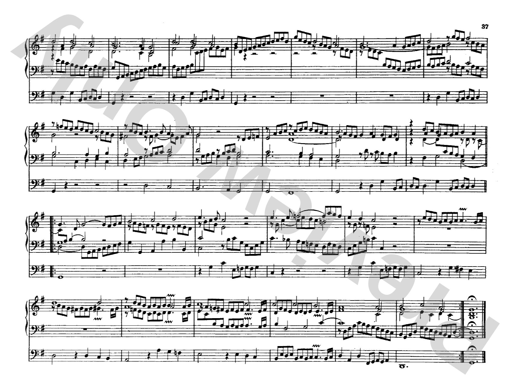 Bach: Complete Organ Works, Volume V: Organ Comb Bound Book