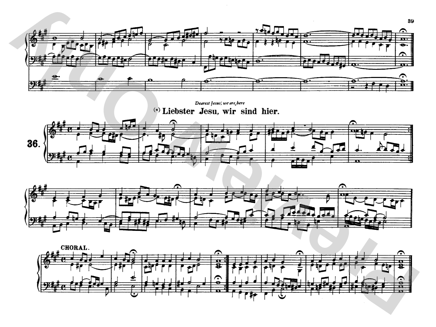 Bach: Complete Organ Works, Volume V: Organ Comb Bound Book