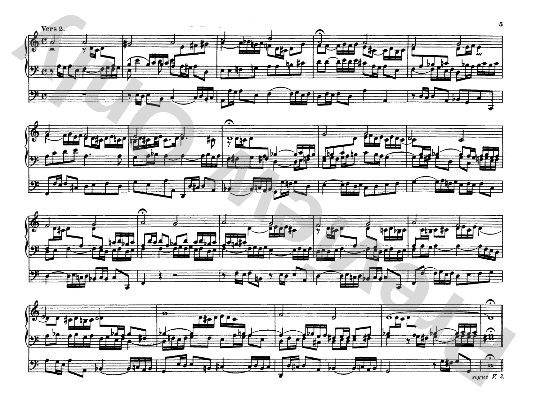 Bach: Complete Organ Works, Volume V: Organ Comb Bound Book