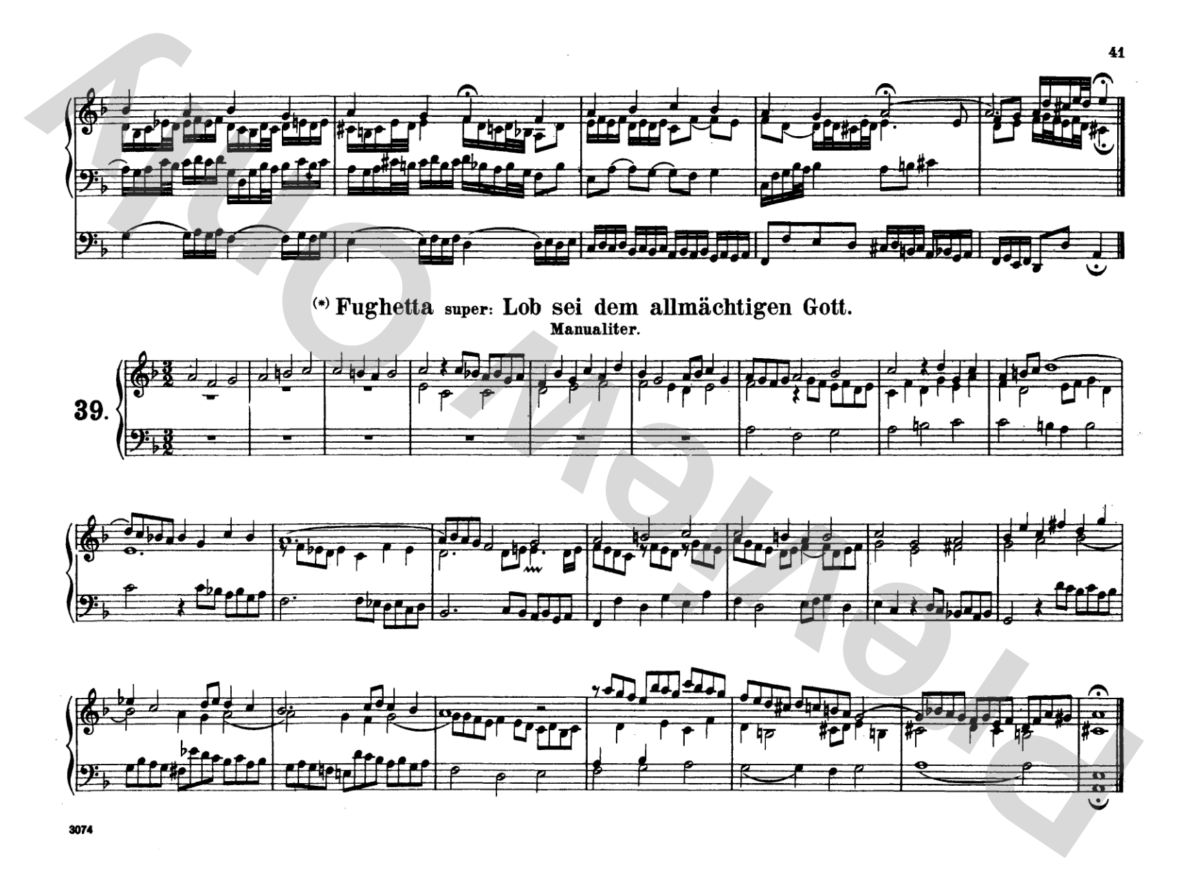 Bach: Complete Organ Works, Volume V: Organ Comb Bound Book