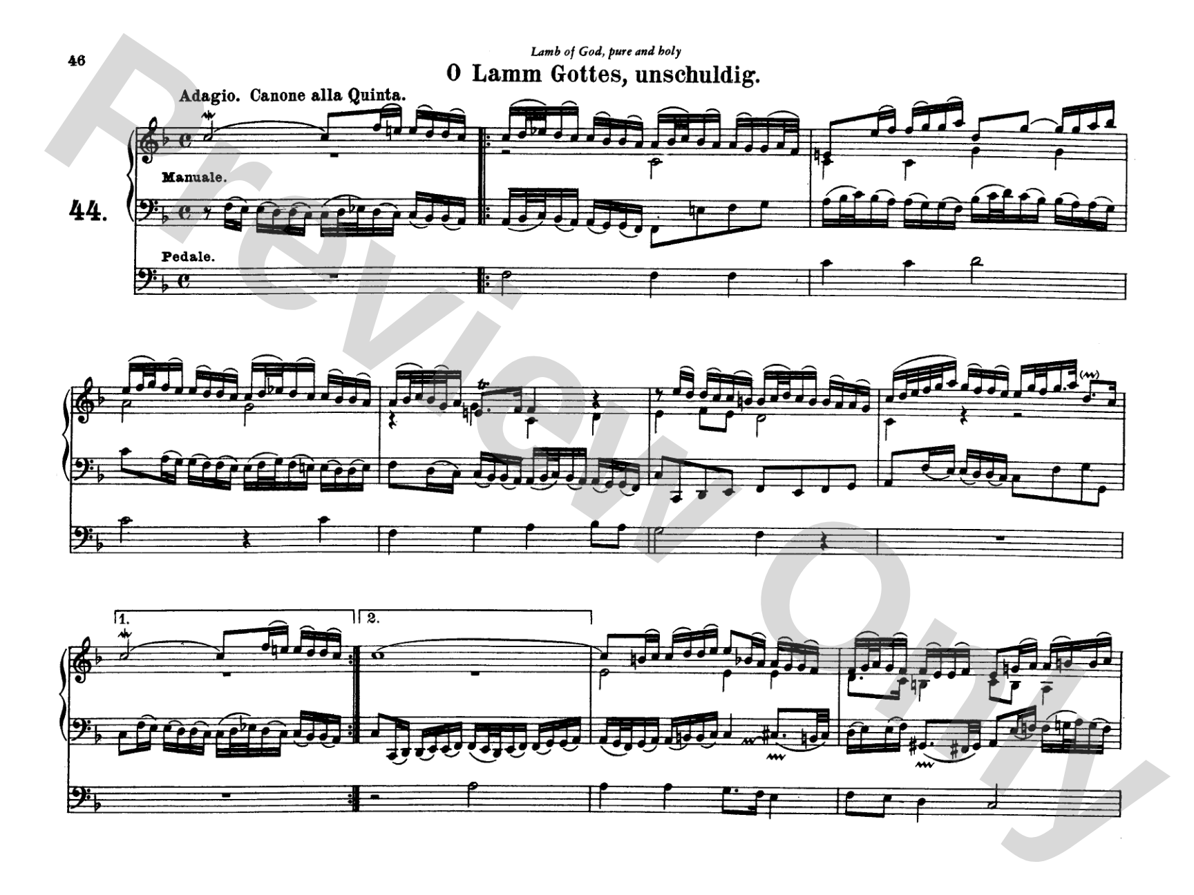 Bach: Complete Organ Works, Volume V: Organ Comb Bound Book