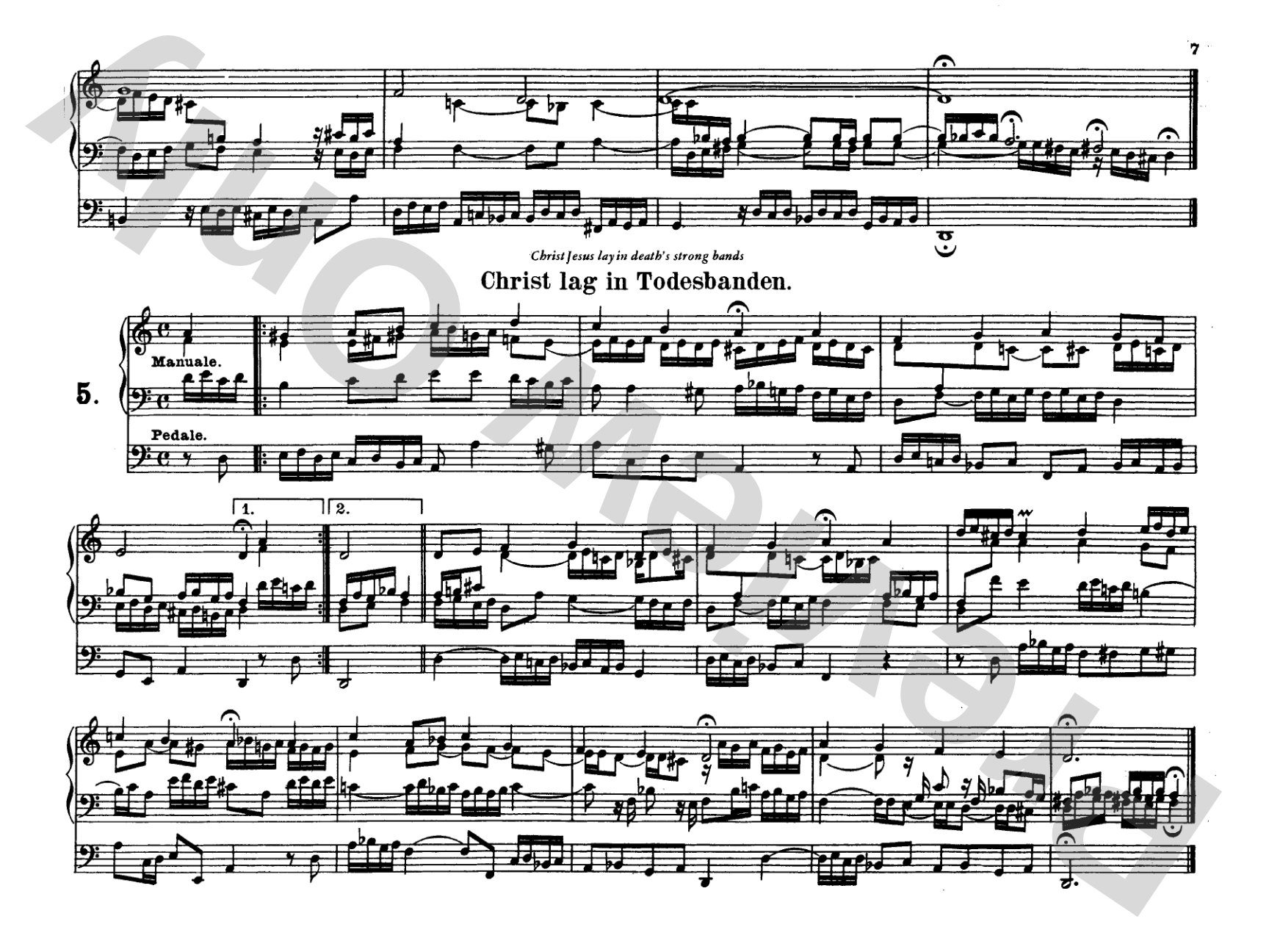 Bach: Complete Organ Works, Volume V: Organ Comb Bound Book