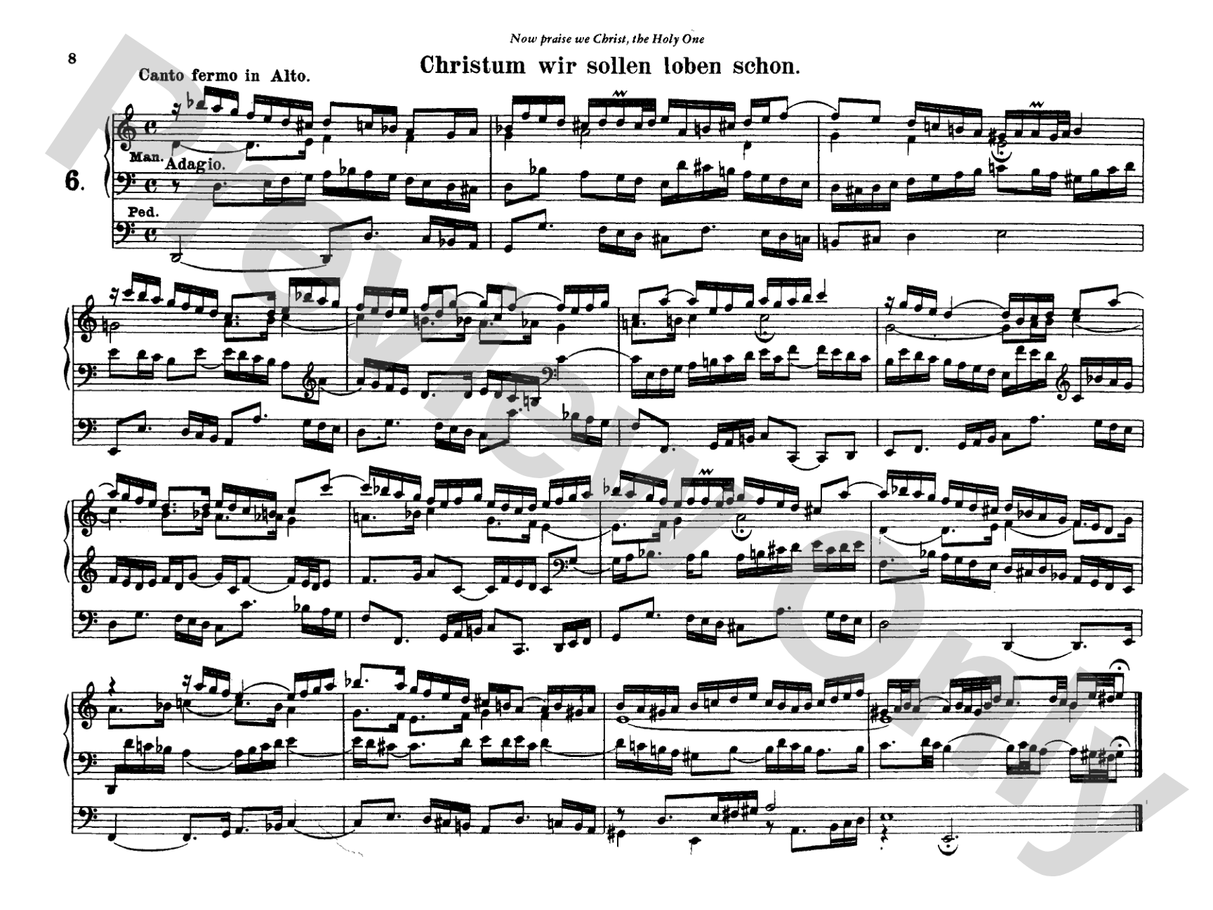 Bach: Complete Organ Works, Volume V: Organ Comb Bound Book