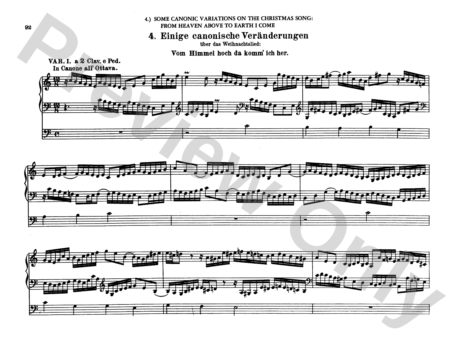 Bach: Complete Organ Works, Volume V