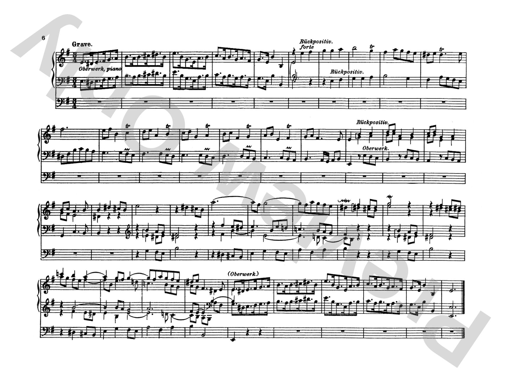 Bach: Complete Organ Works, Volume VIII: Organ Comb Bound Book