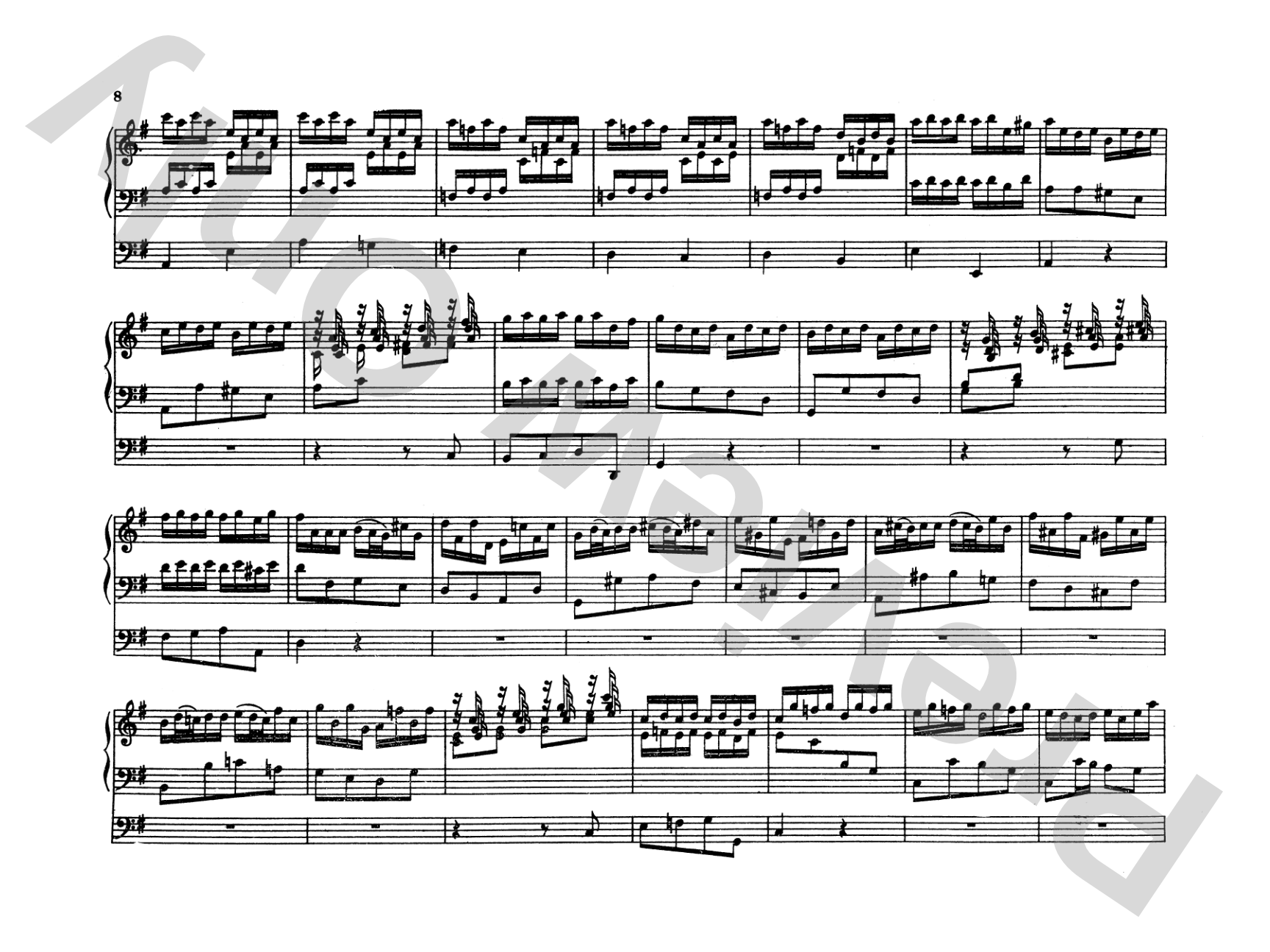 Bach: Complete Organ Works, Volume VIII: Organ Comb Bound Book