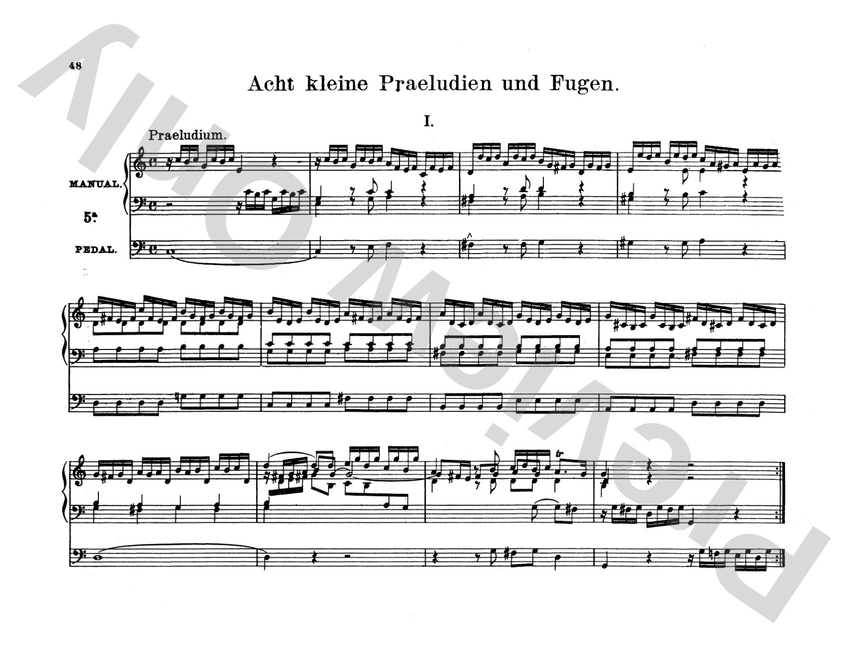 Bach: Complete Organ Works, Volume VIII