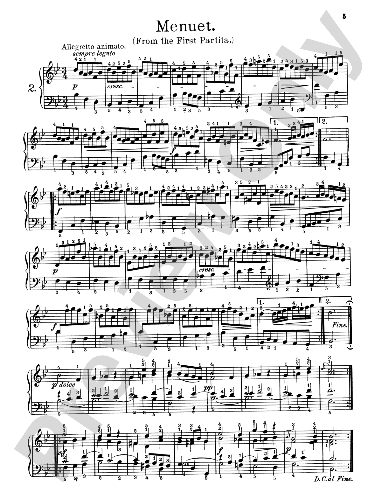 Bach: Album for the Piano (Ed. Heinze)