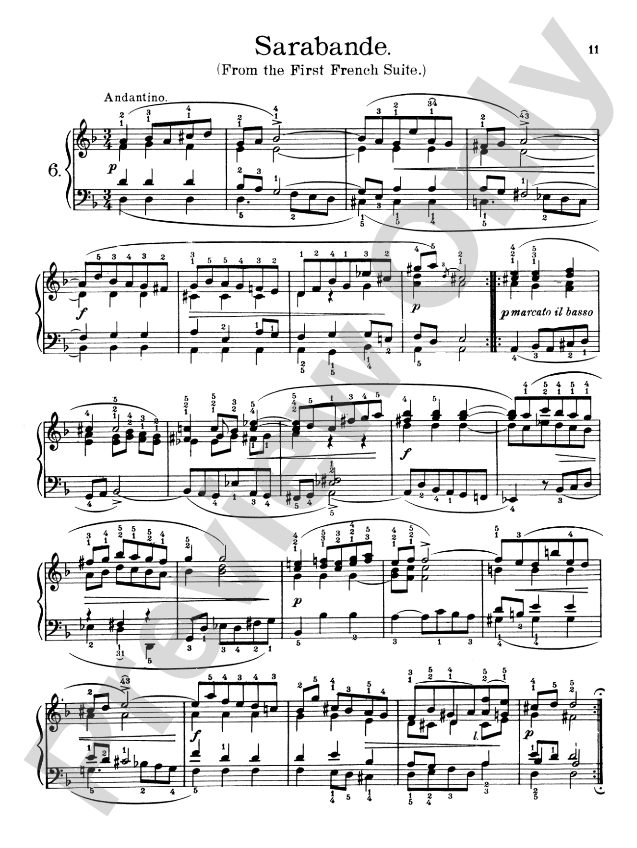 Bach: Album for the Piano (Ed. Heinze)