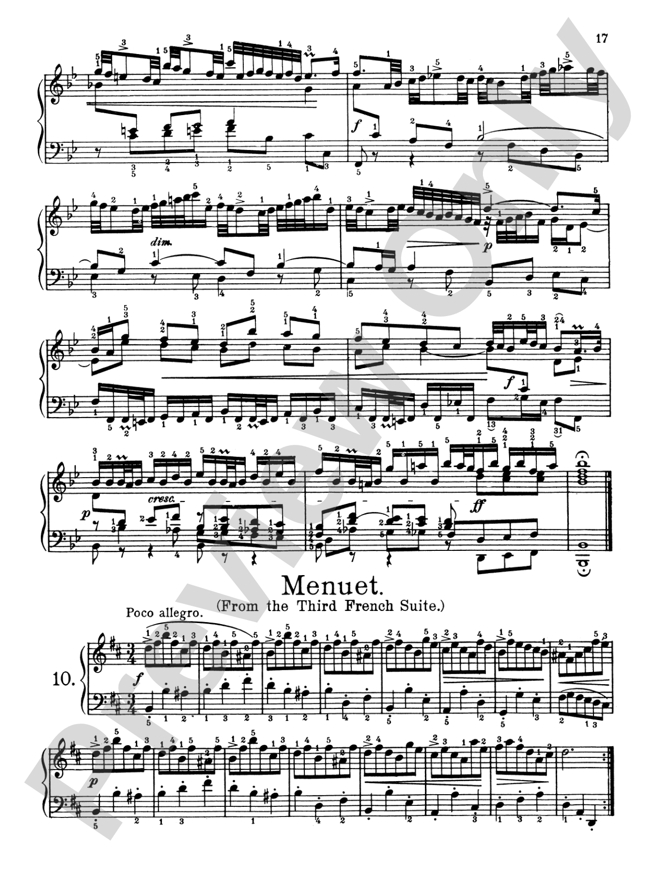 Bach: Album for the Piano (Ed. Heinze)