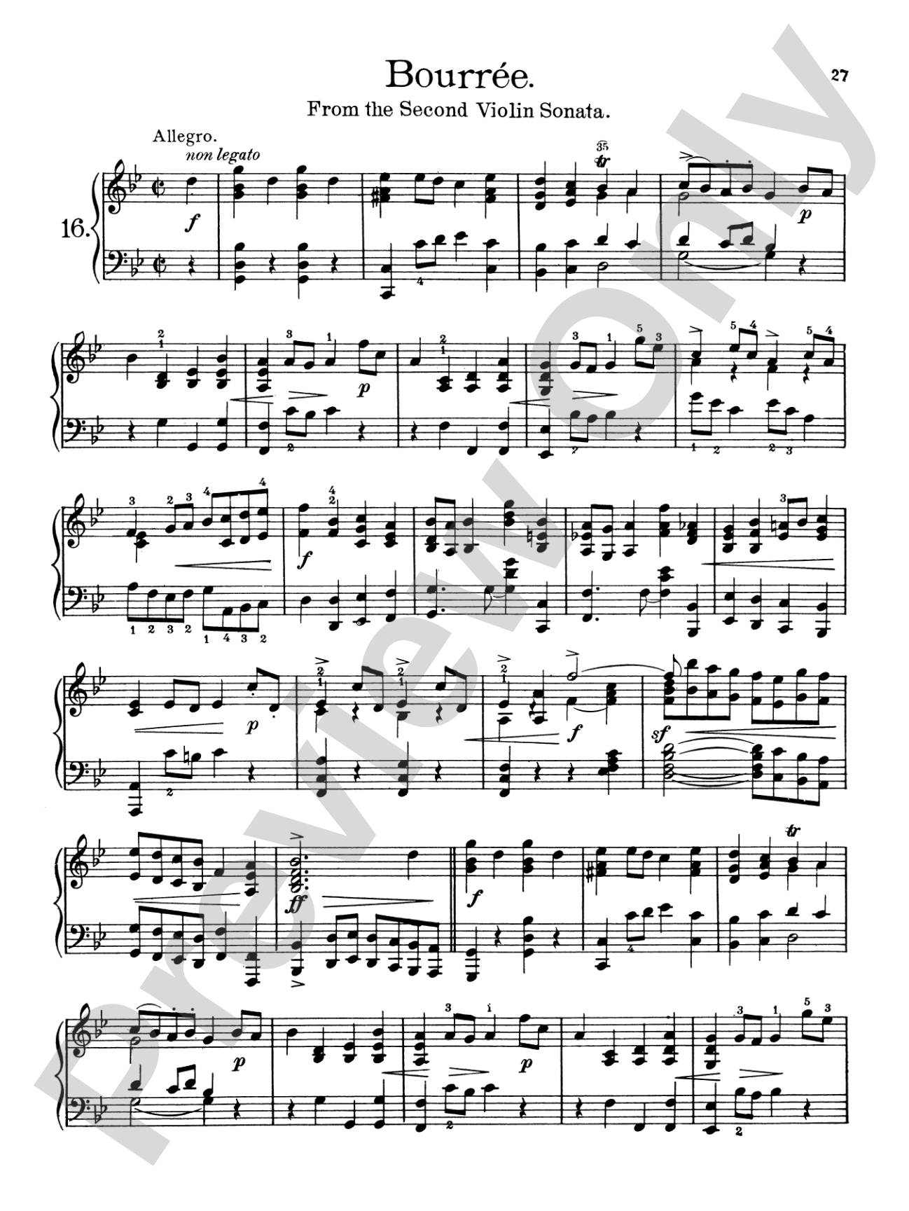 Bach: Album for the Piano (Ed. Heinze)