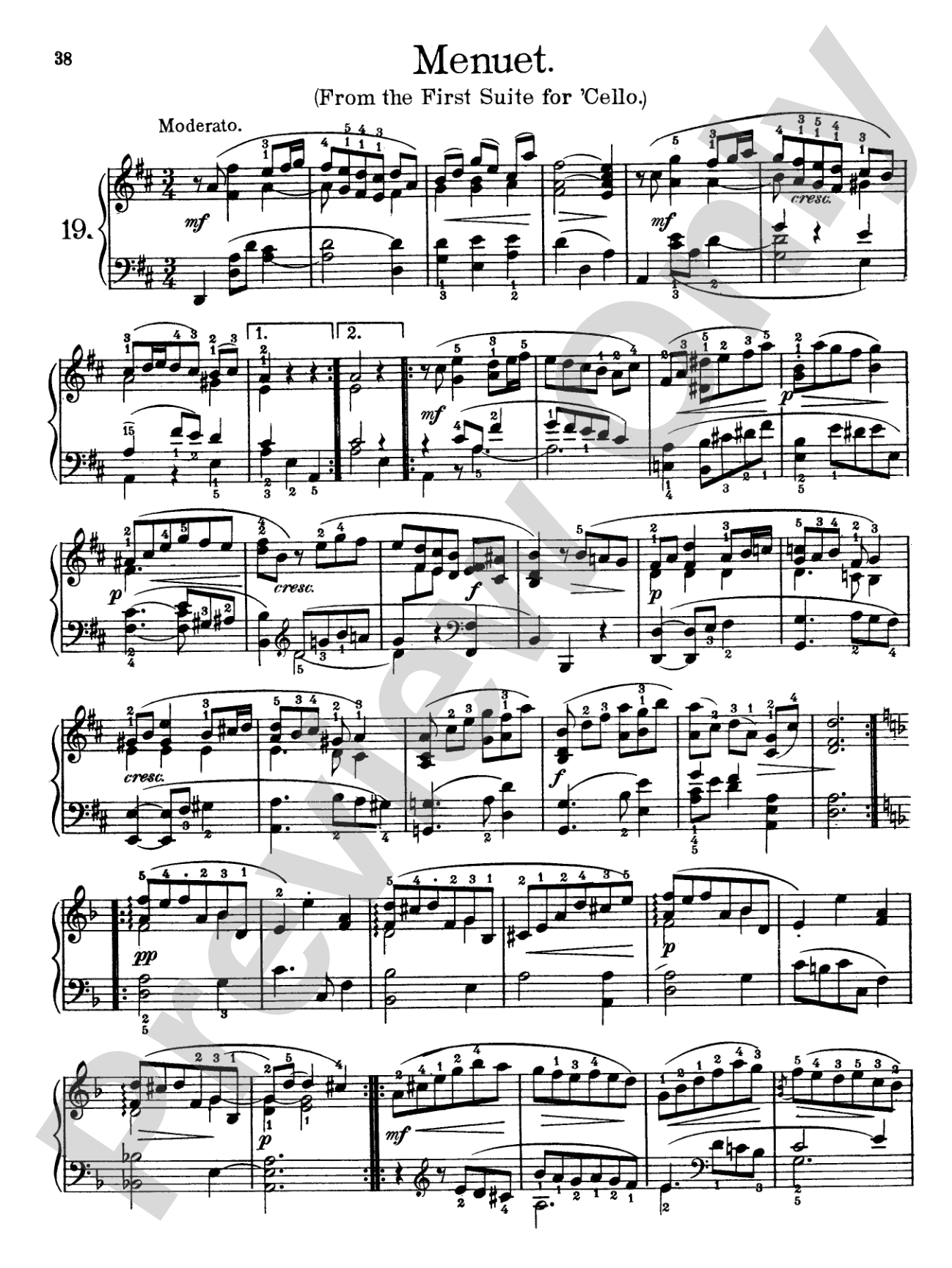 Bach: Album for the Piano (Ed. Heinze)