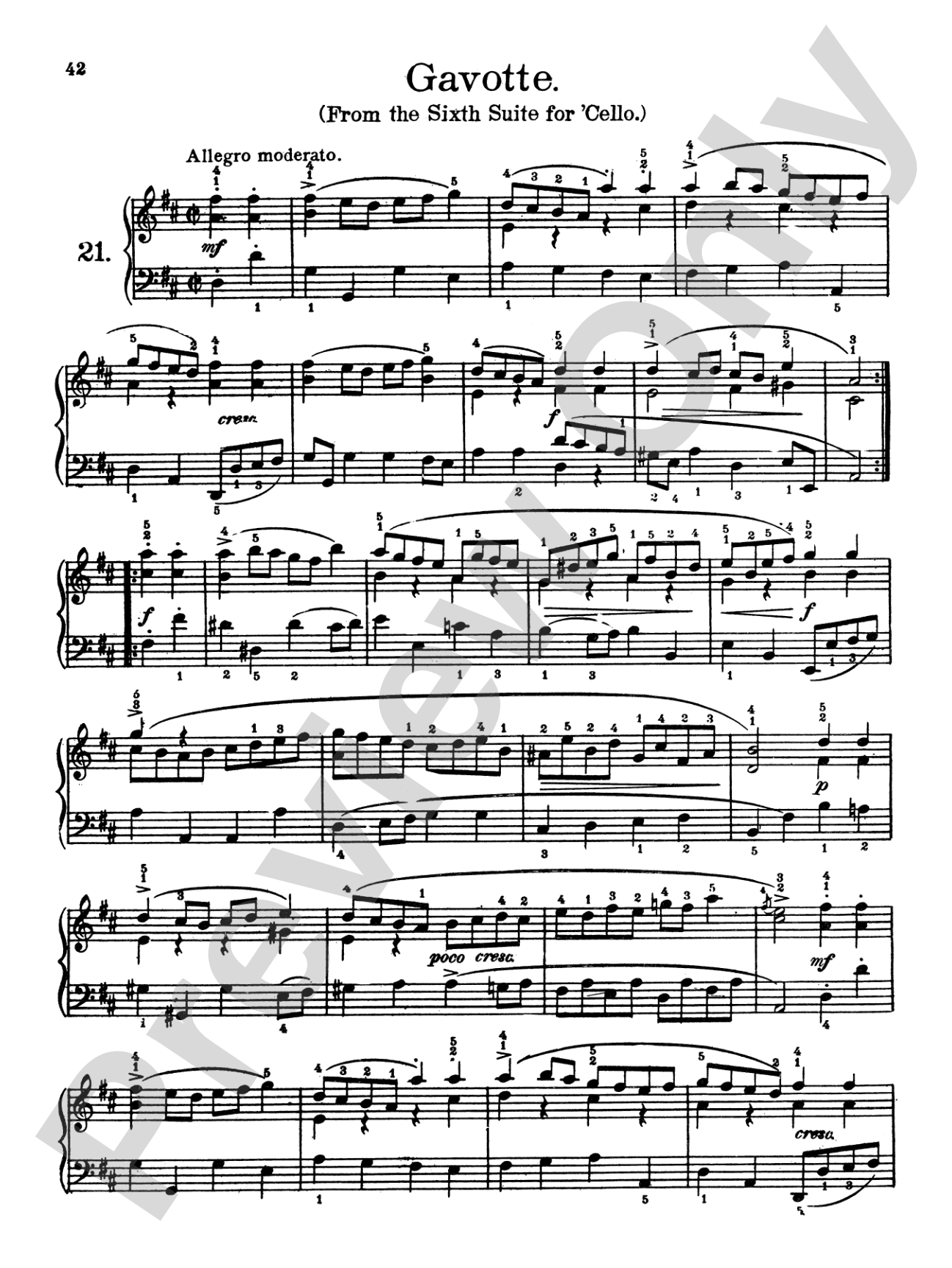 Bach: Album for the Piano (Ed. Heinze)