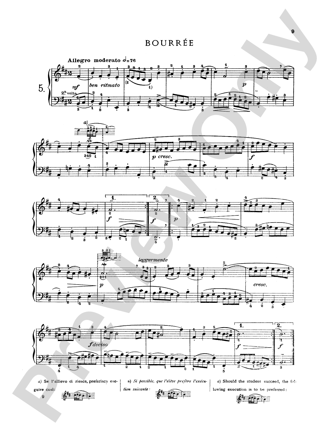 Bach: Twenty Three Easy Pieces (Ed. Mugellini)