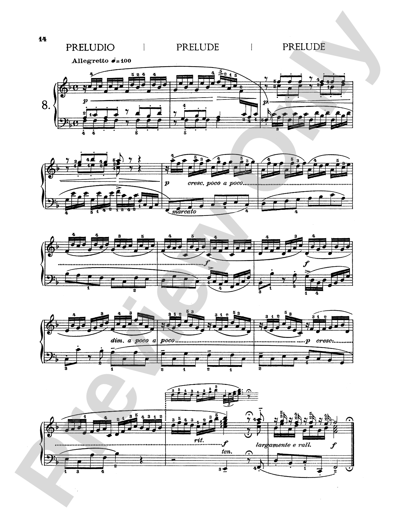 Bach: Twenty Three Easy Pieces (Ed. Mugellini)