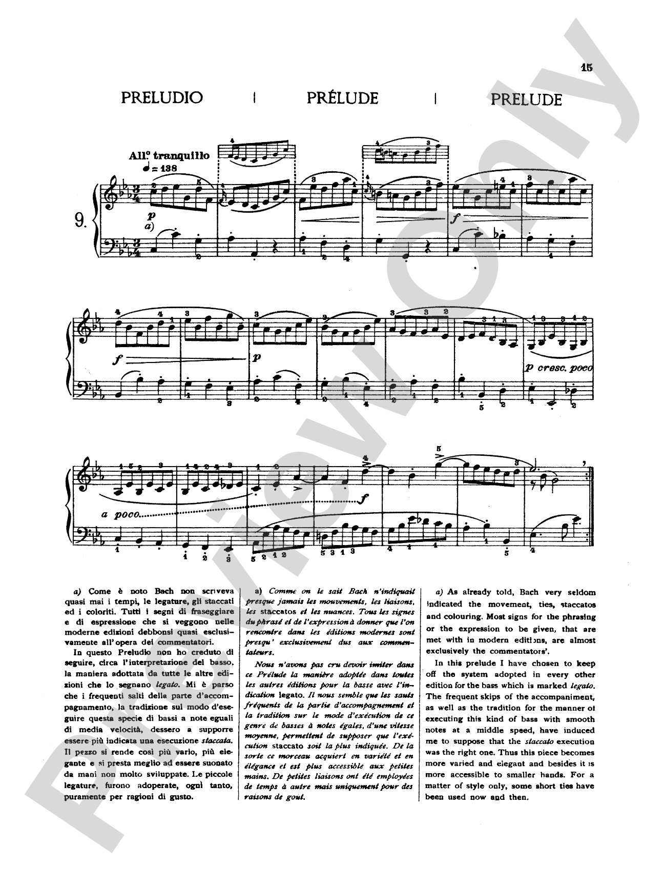 Bach: Twenty Three Easy Pieces (Ed. Mugellini)