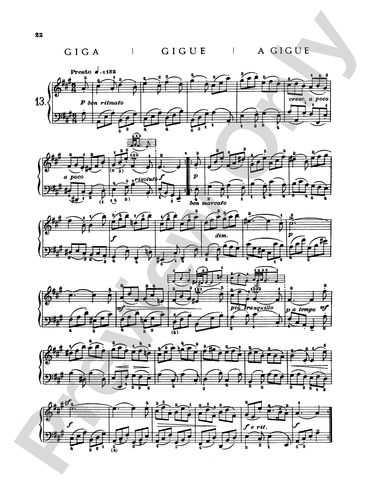 Bach: Twenty Three Easy Pieces (Ed. Mugellini)