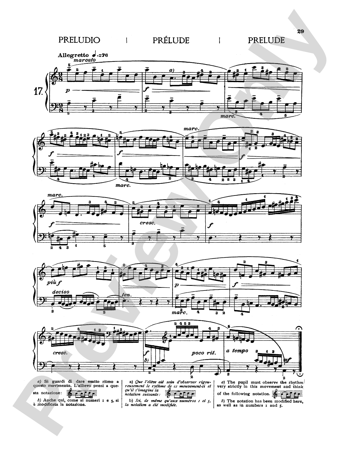 Bach: Twenty Three Easy Pieces (Ed. Mugellini)