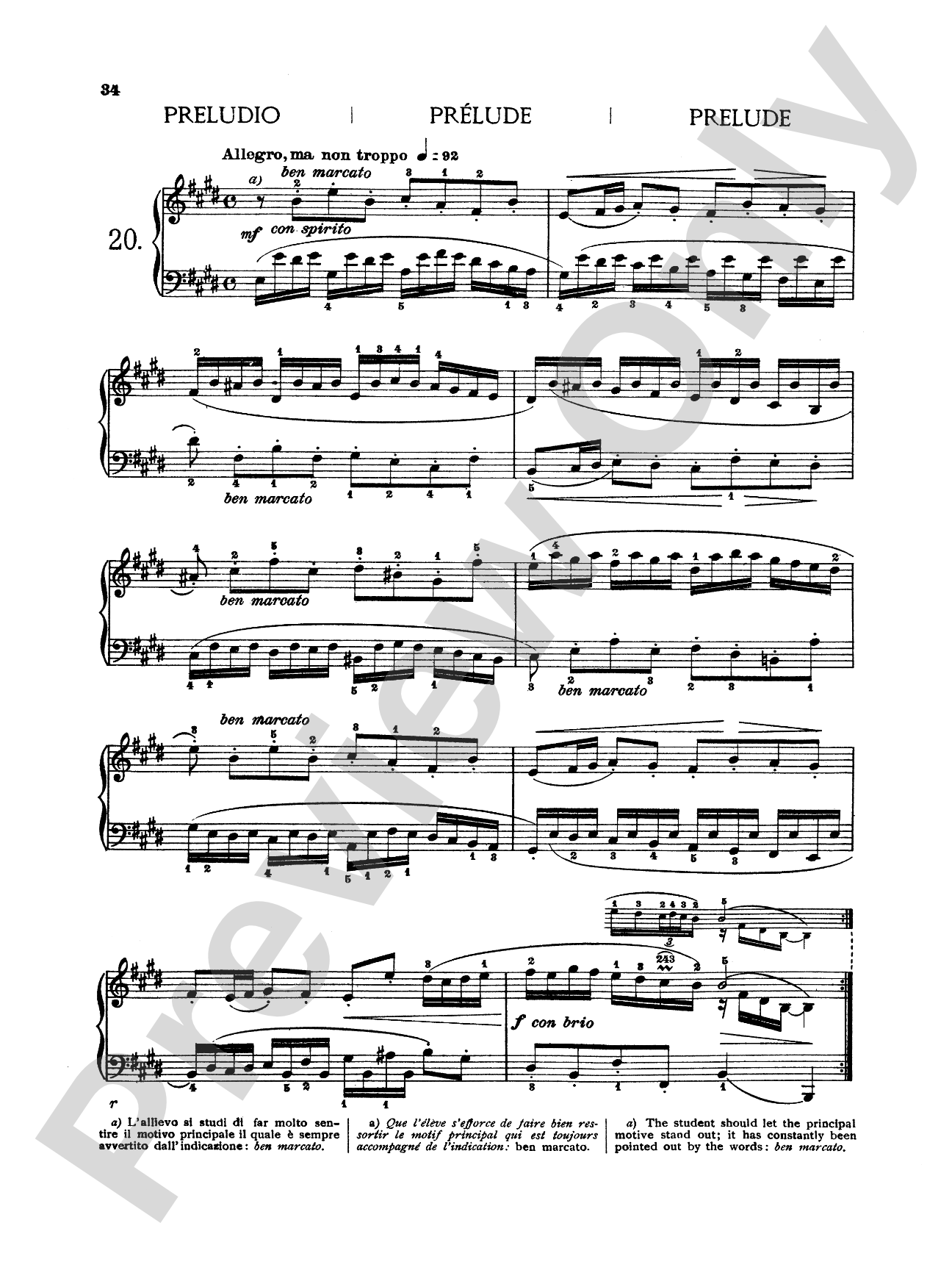 Bach: Twenty Three Easy Pieces (Ed. Mugellini)