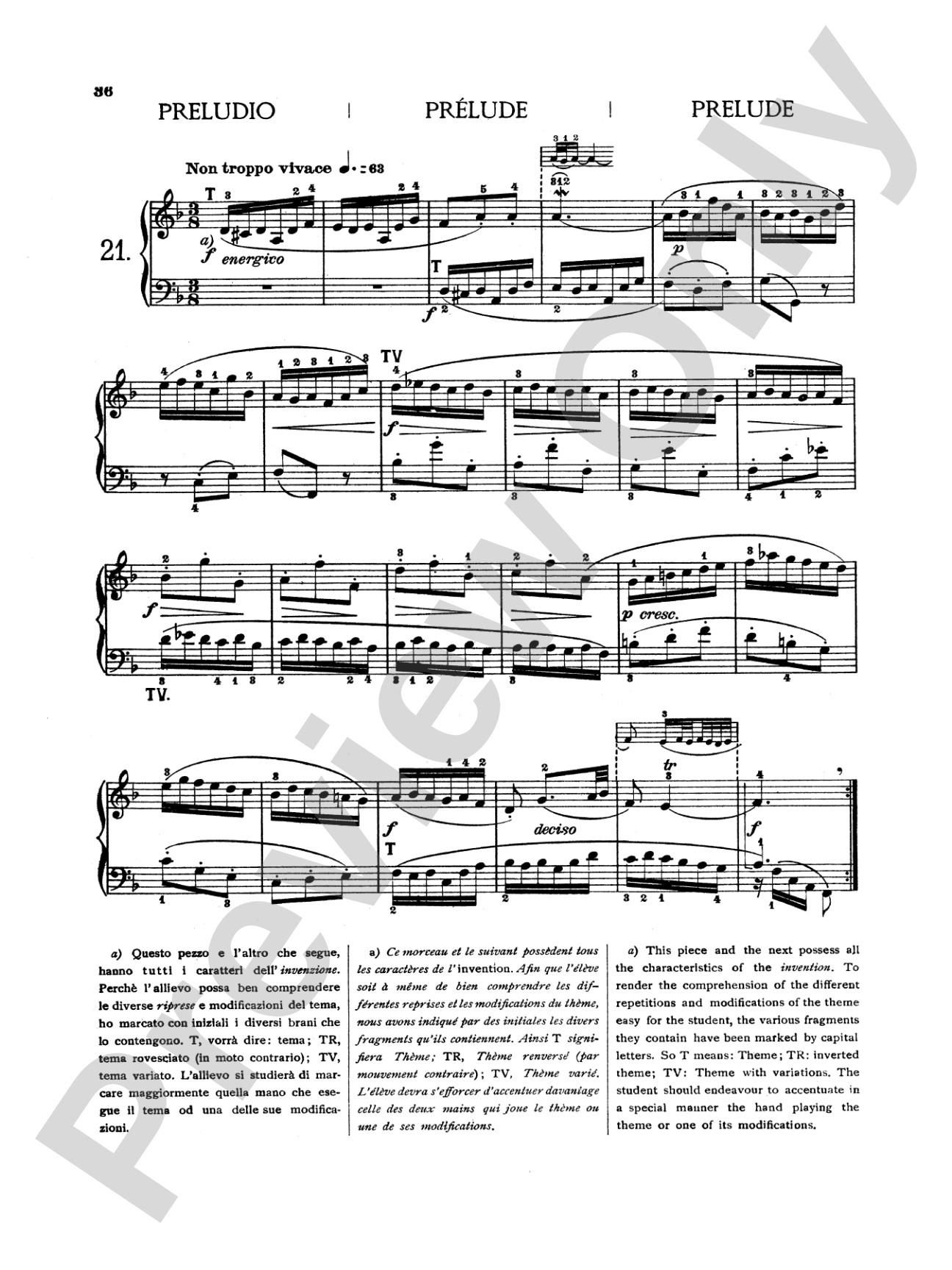 Bach: Twenty Three Easy Pieces (Ed. Mugellini)