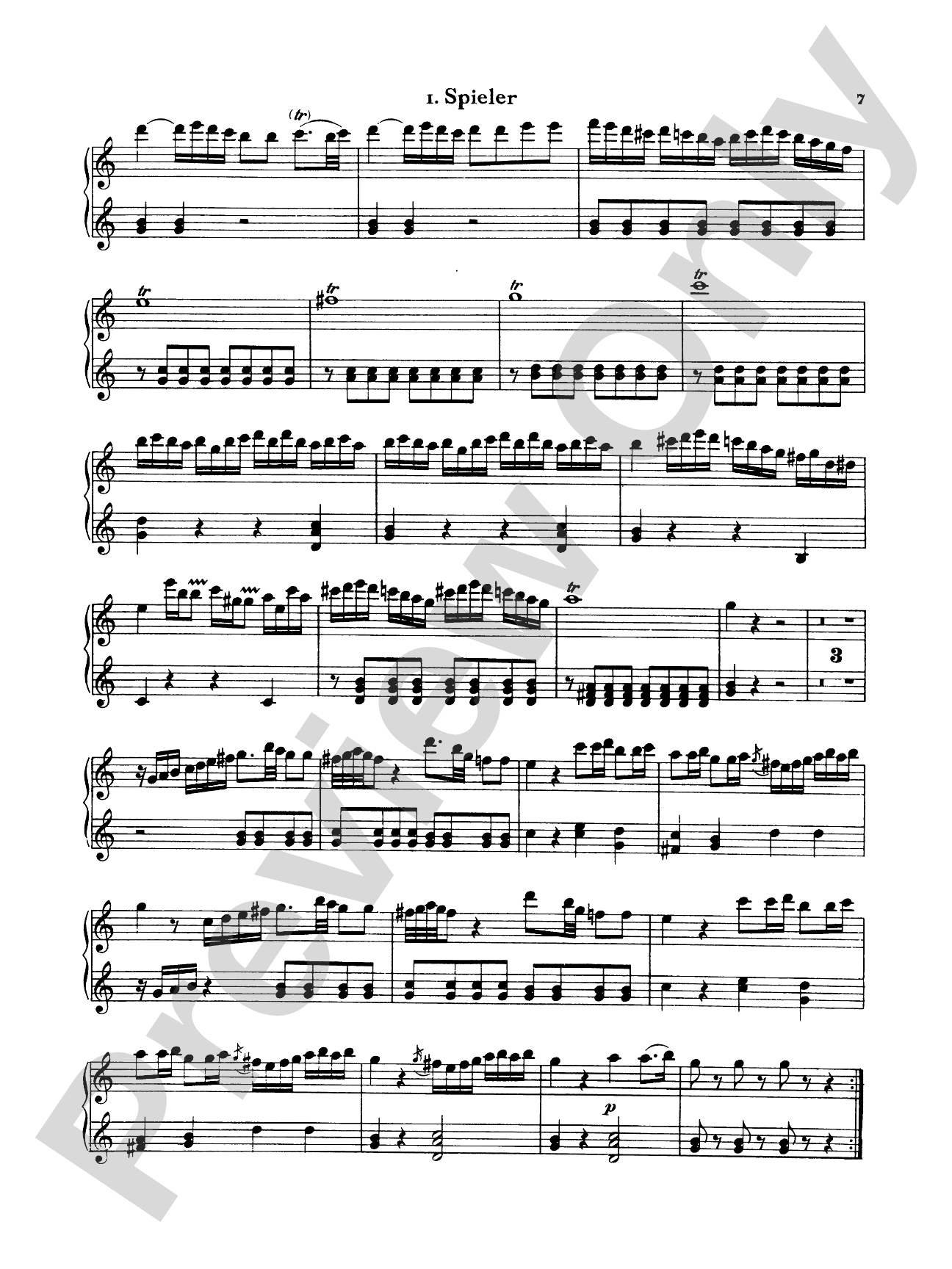 Bach: Sonata in C Major: Piano Duet (1 Piano, 4 Hands) Book