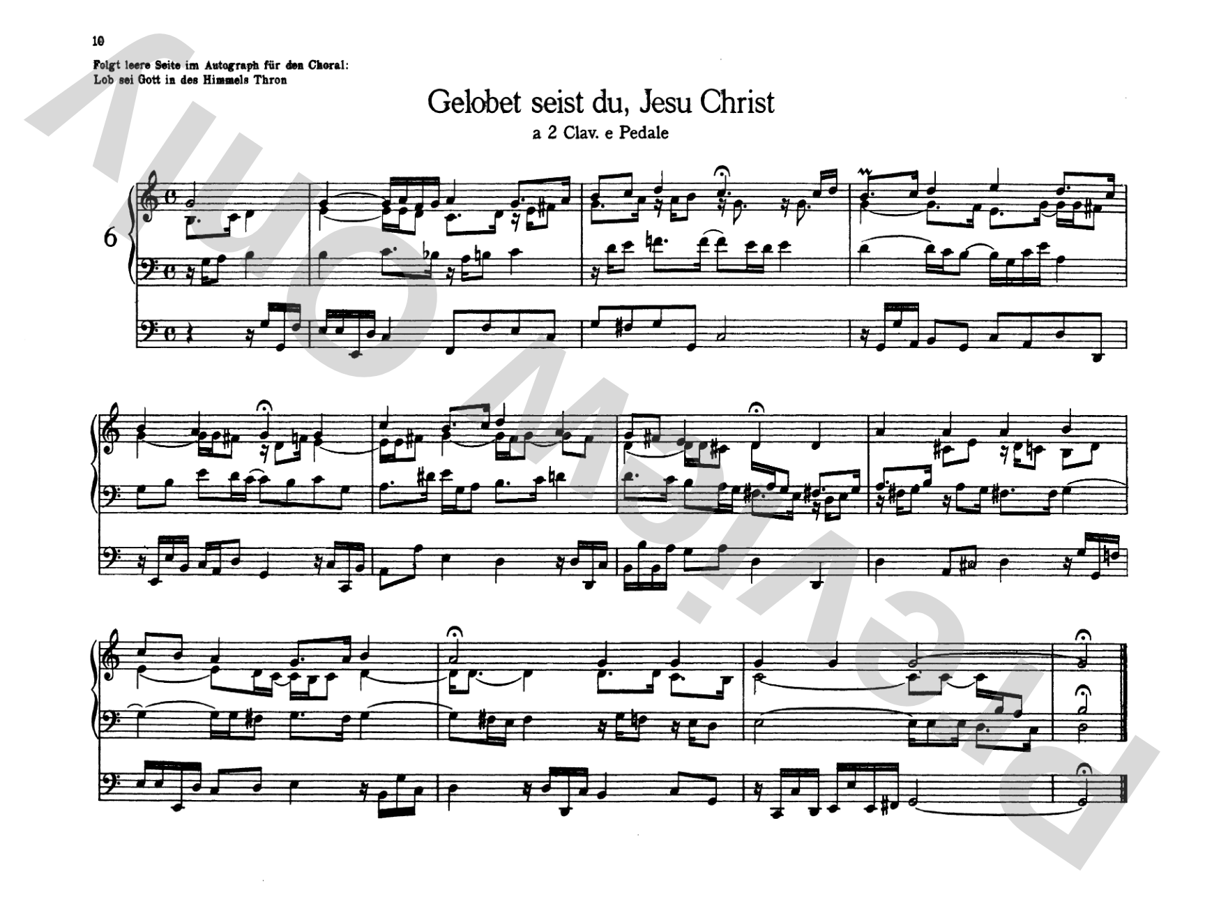 Bach: Organbook (Orgelbuchlein)