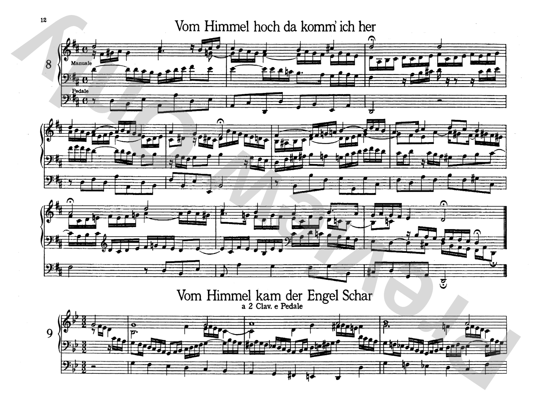 Bach: Organbook (Orgelbuchlein)