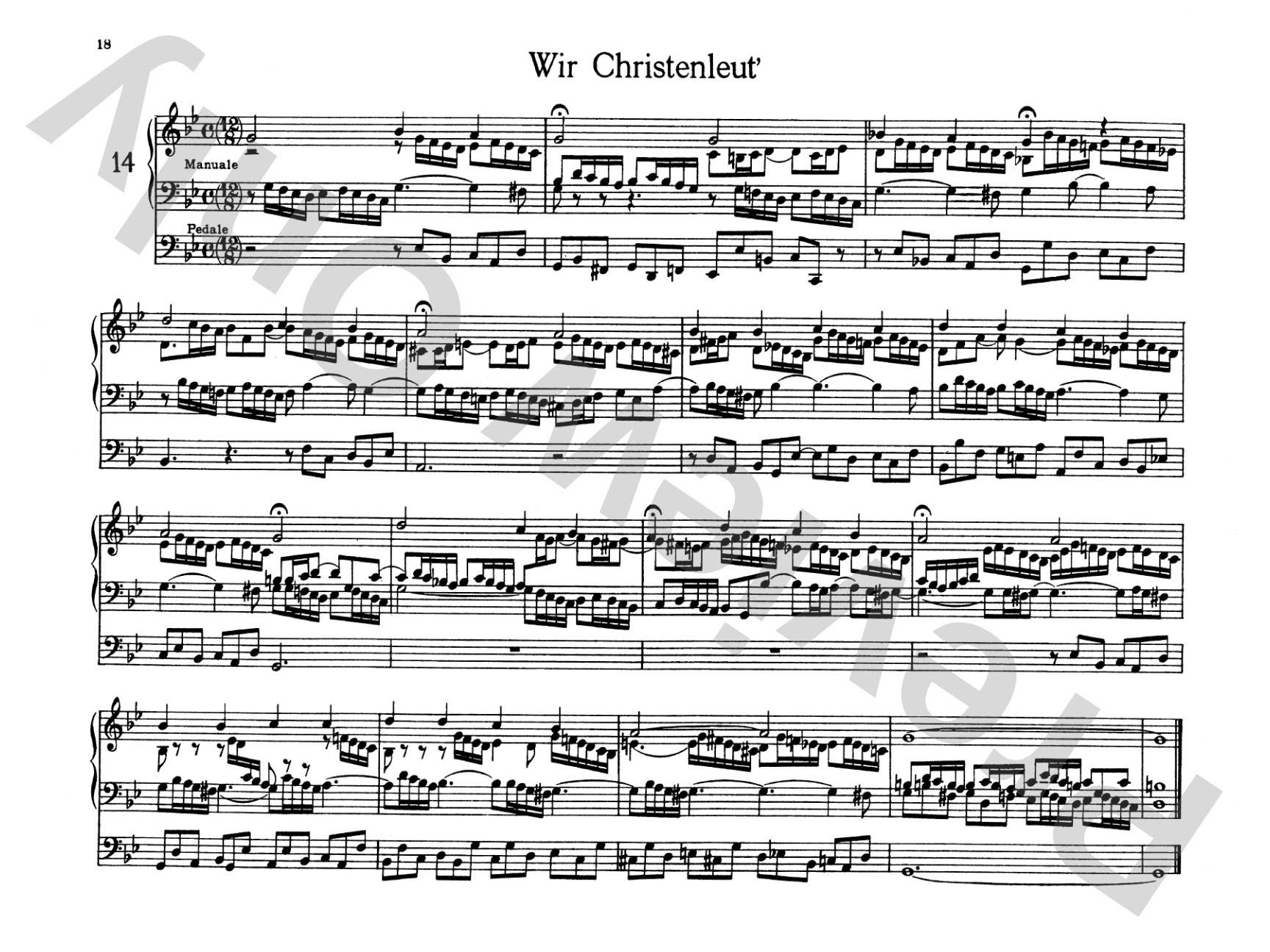 Bach: Organbook (Orgelbuchlein)