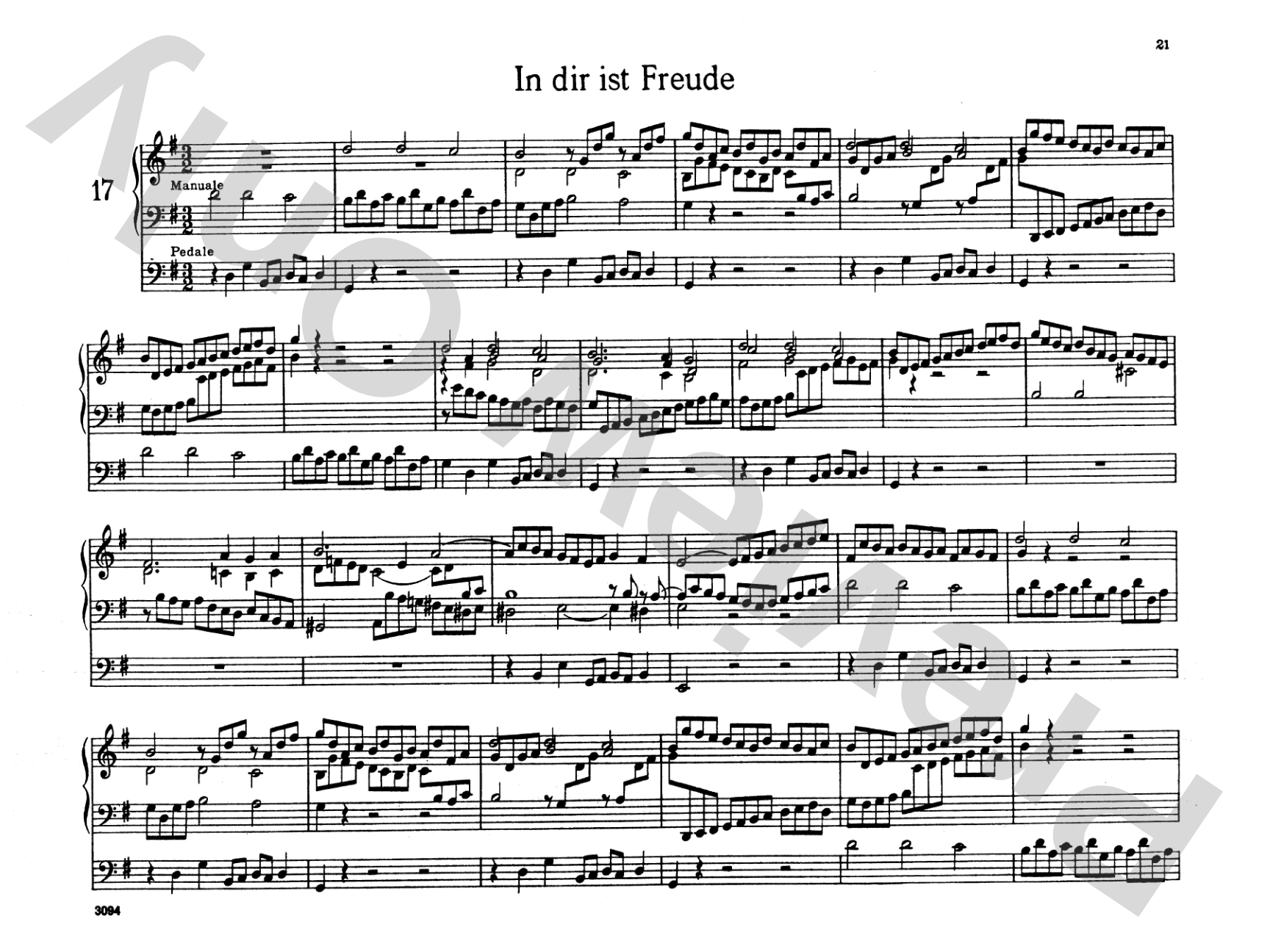Bach: Organbook (Orgelbuchlein)