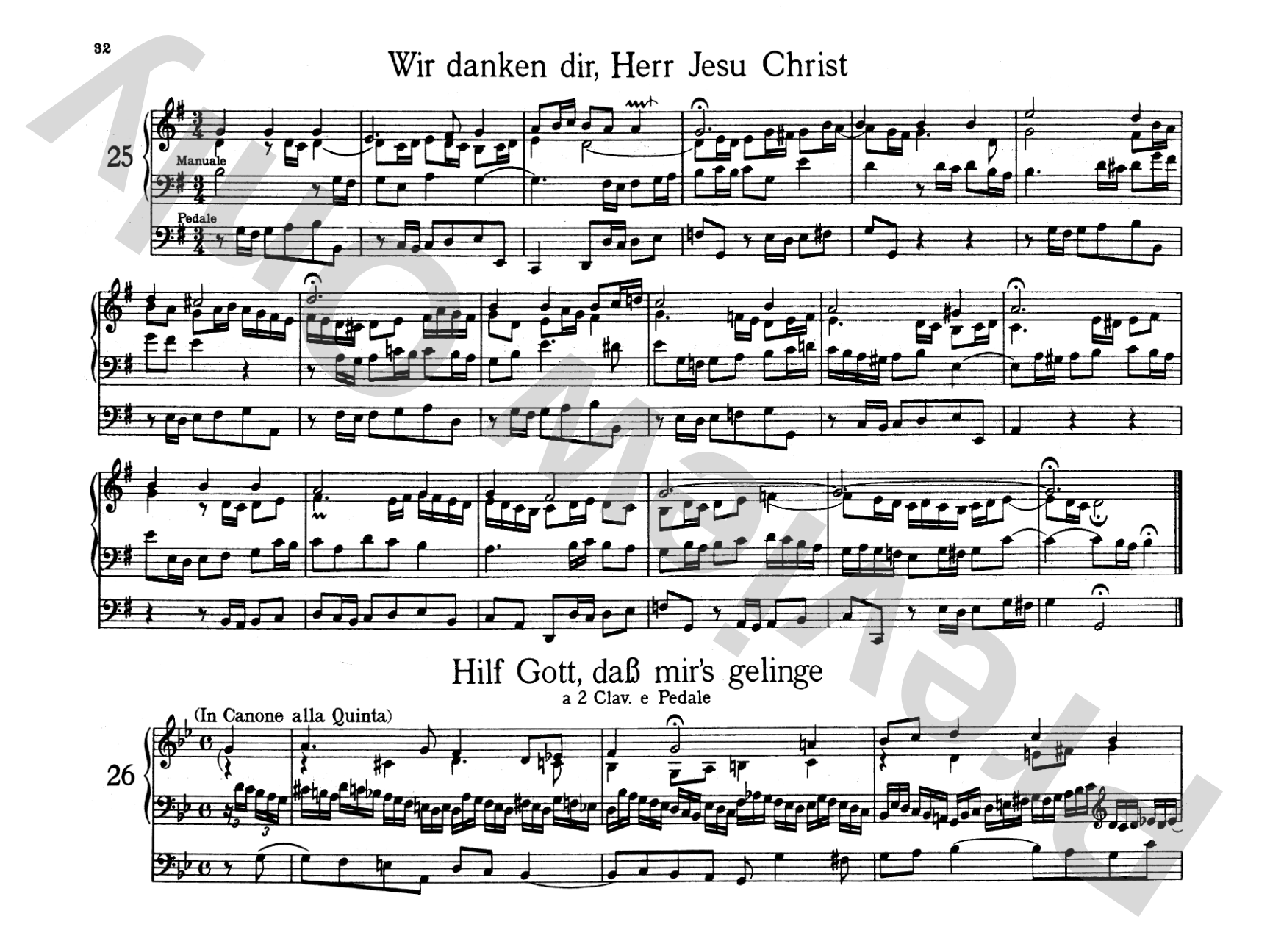 Bach: Organbook (Orgelbuchlein)