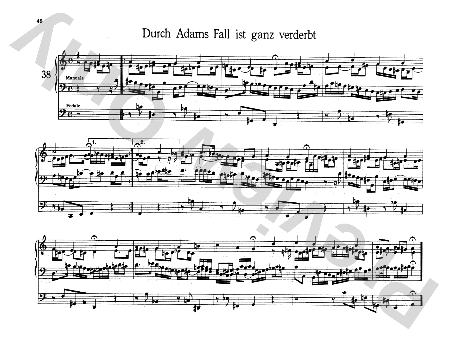 Bach: Organbook (Orgelbuchlein)