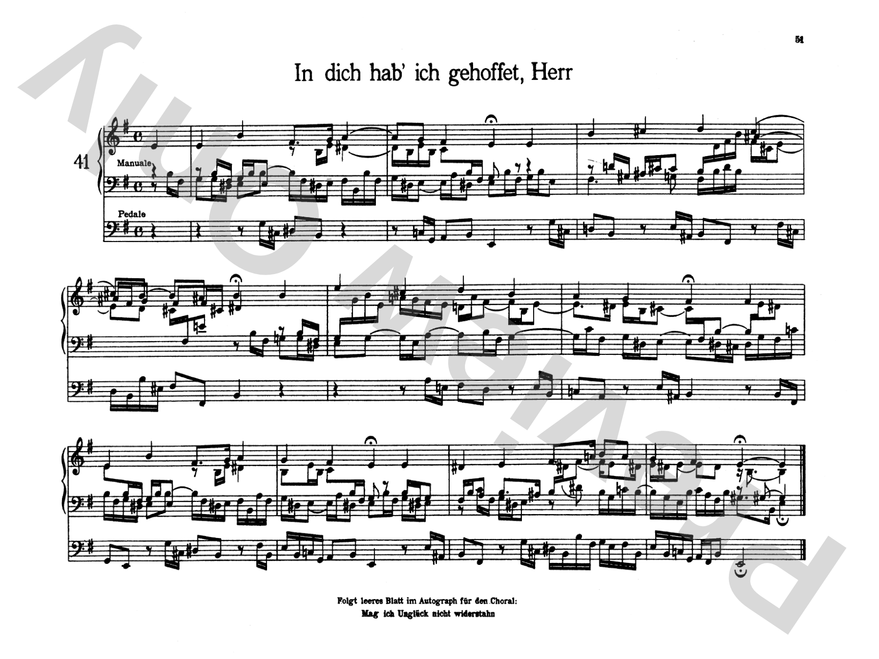 Bach: Organbook (Orgelbuchlein)
