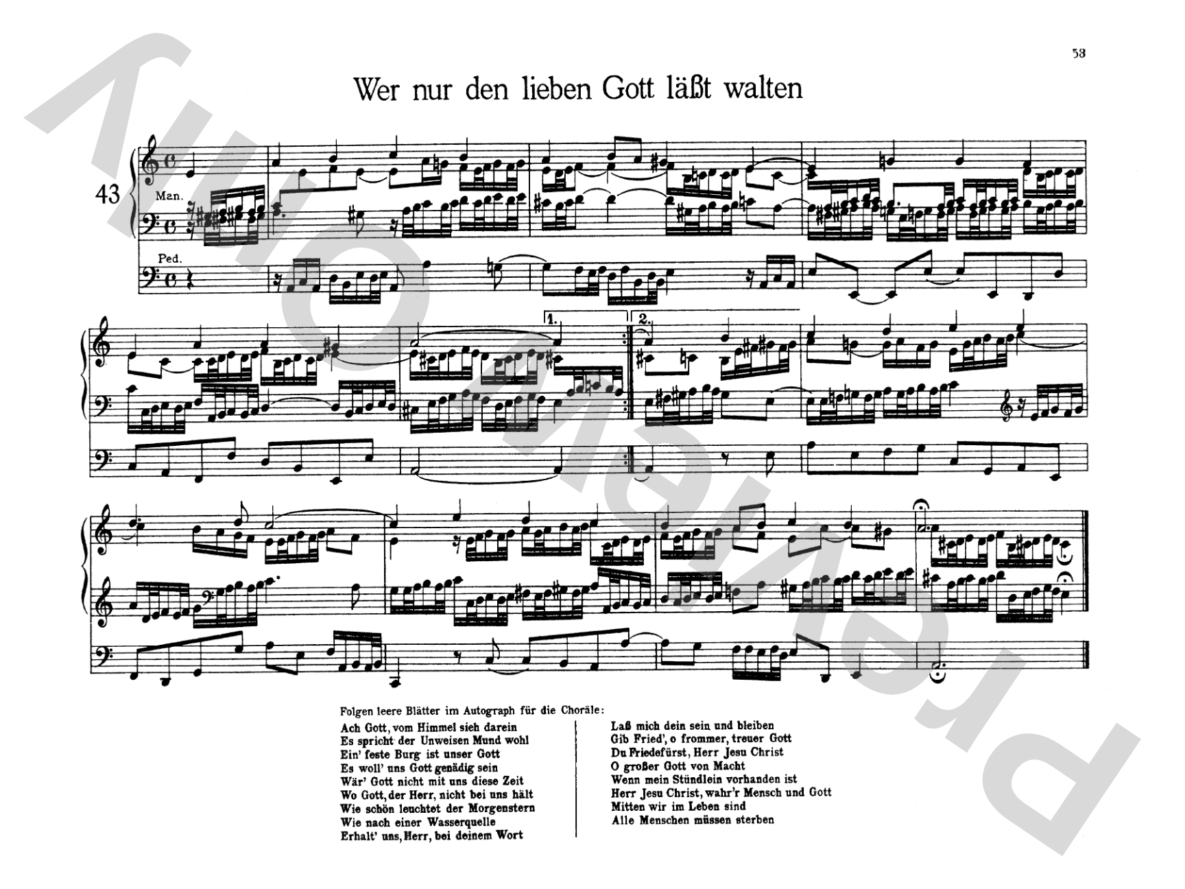 Bach: Organbook (Orgelbuchlein)