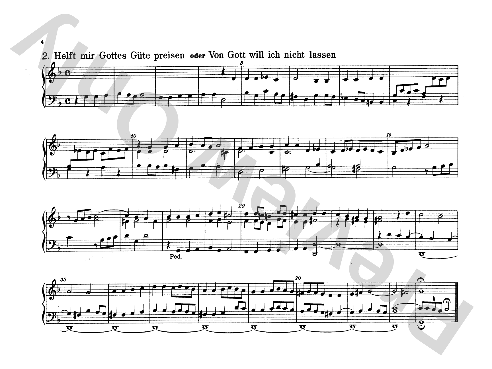 Bach: Forty-four Organ Chorales