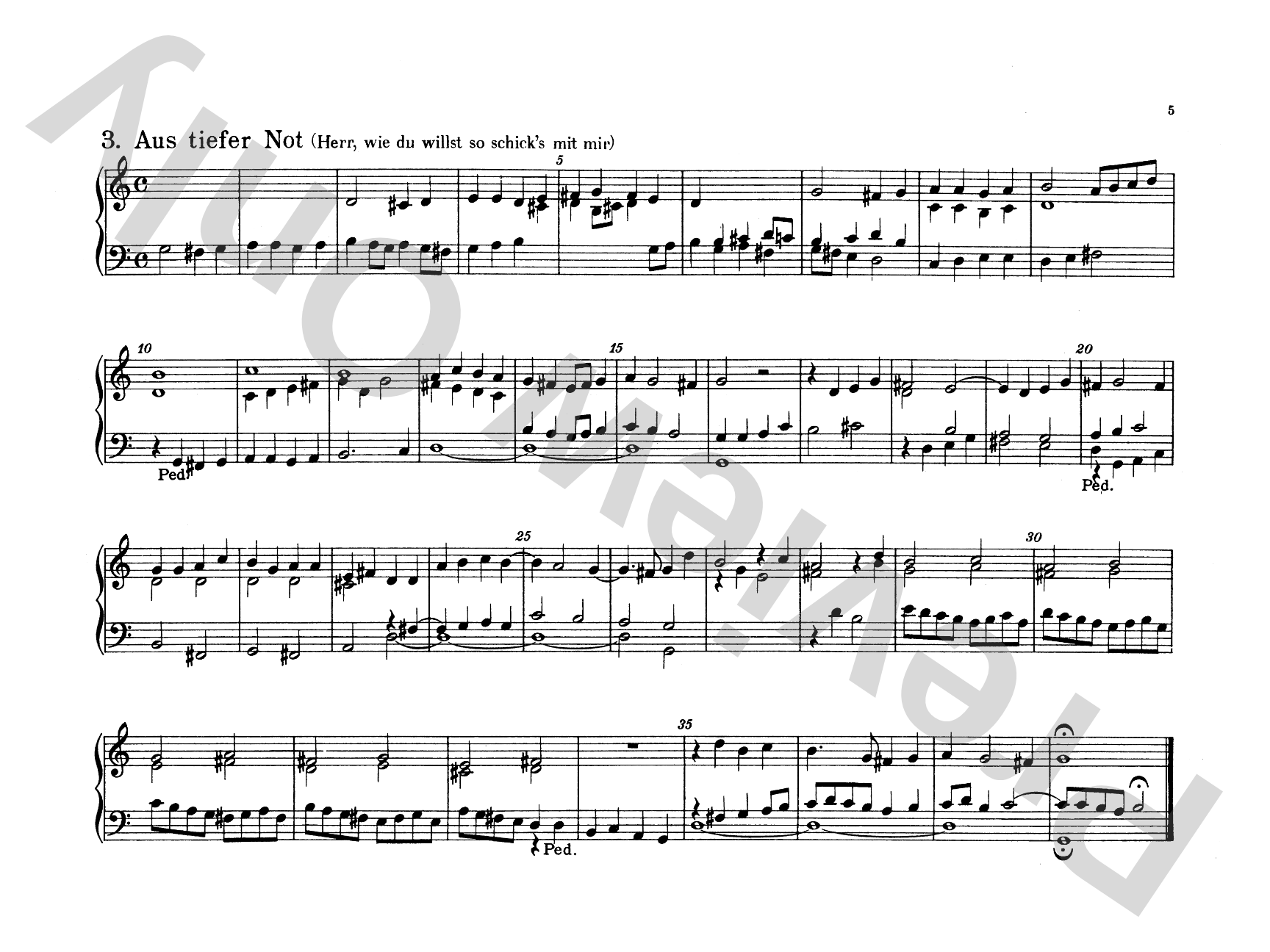 Bach: Forty-four Organ Chorales