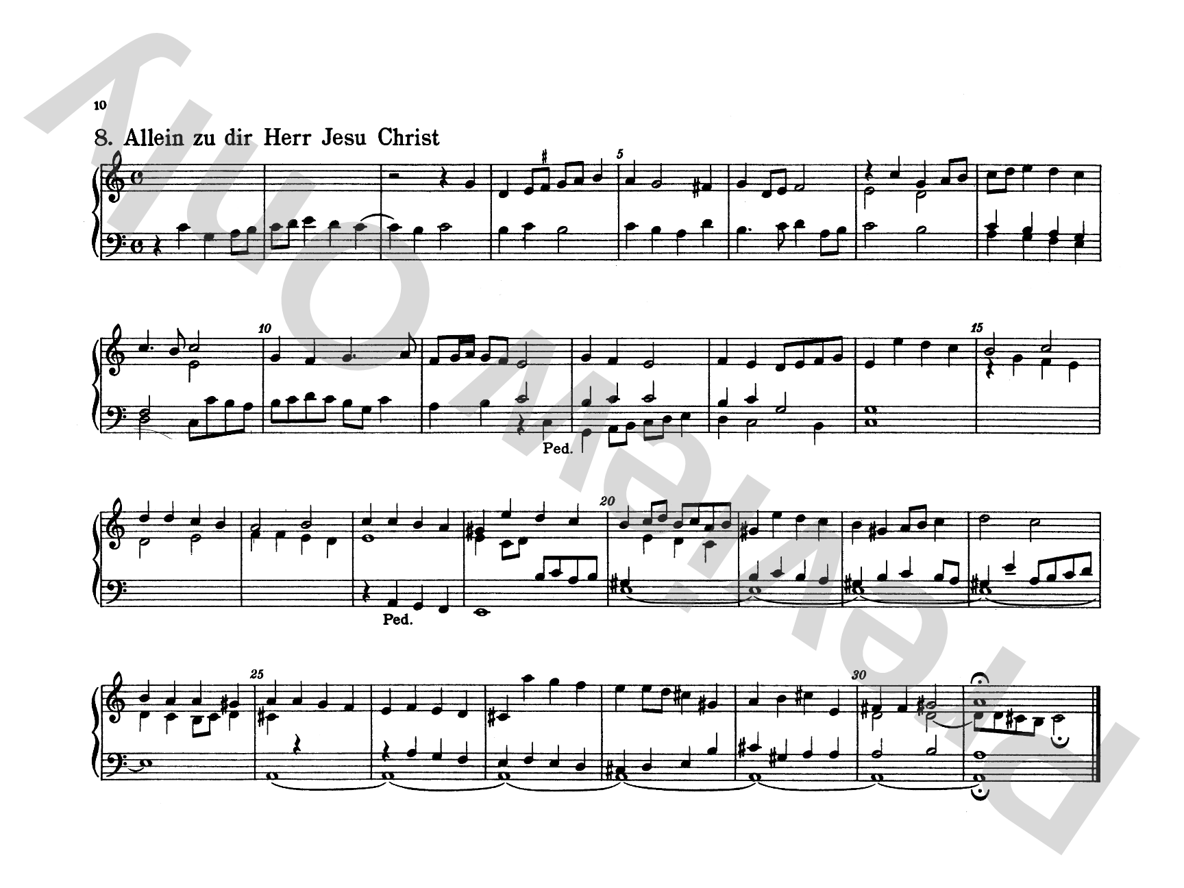 Bach: Forty-four Organ Chorales