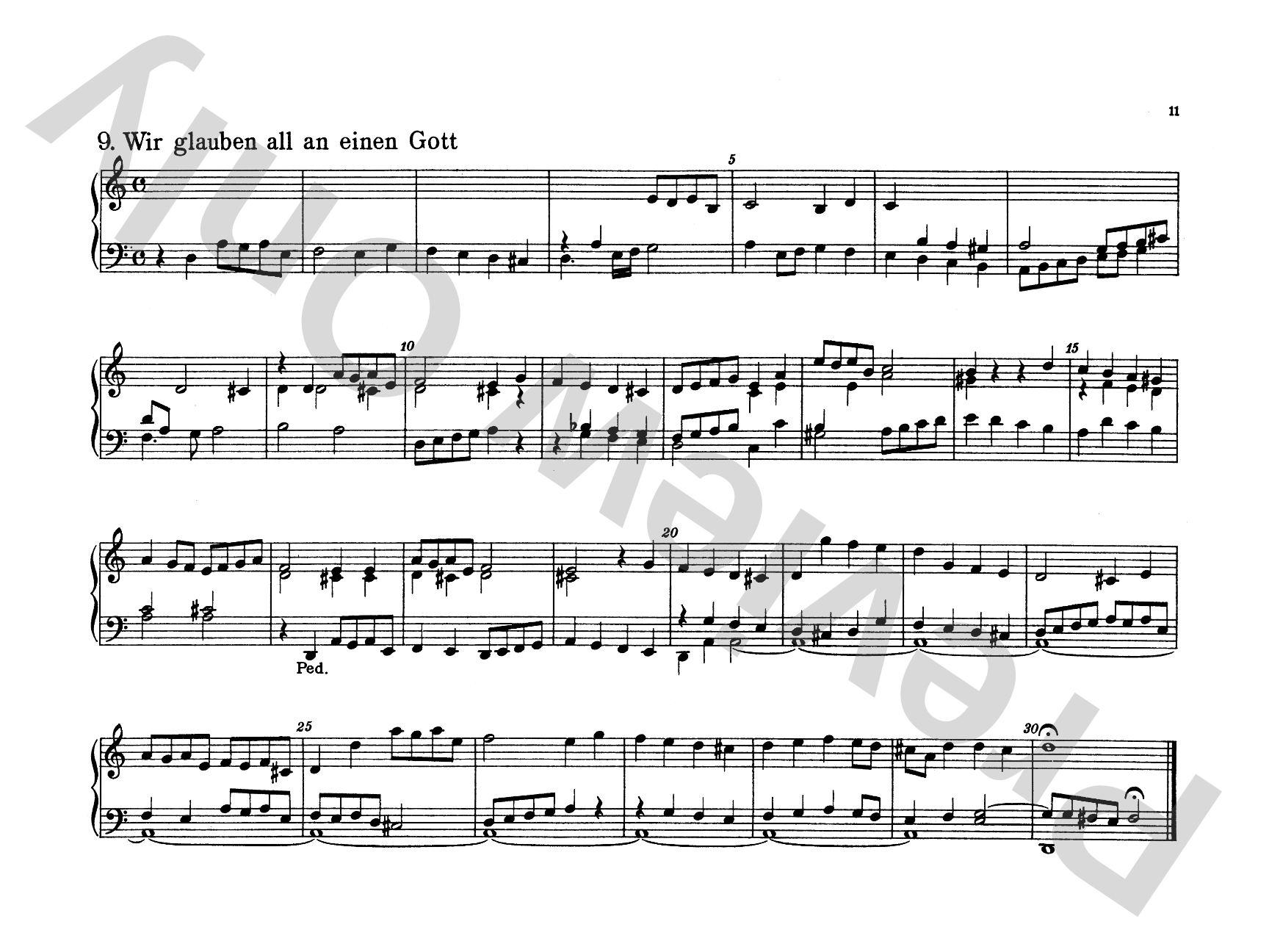 Bach: Forty-four Organ Chorales