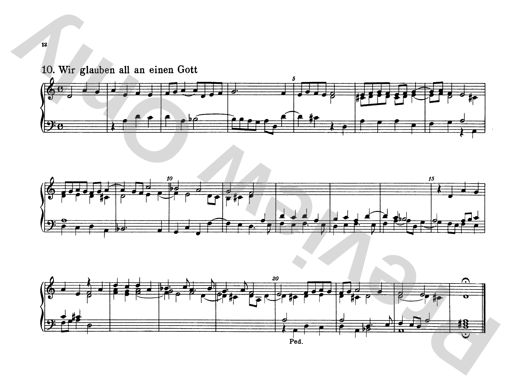 Bach: Forty-four Organ Chorales