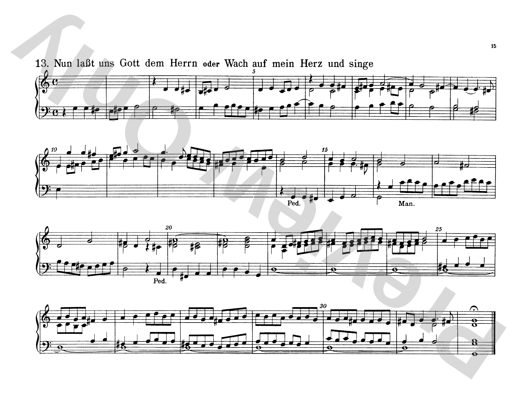 Bach: Forty-four Organ Chorales