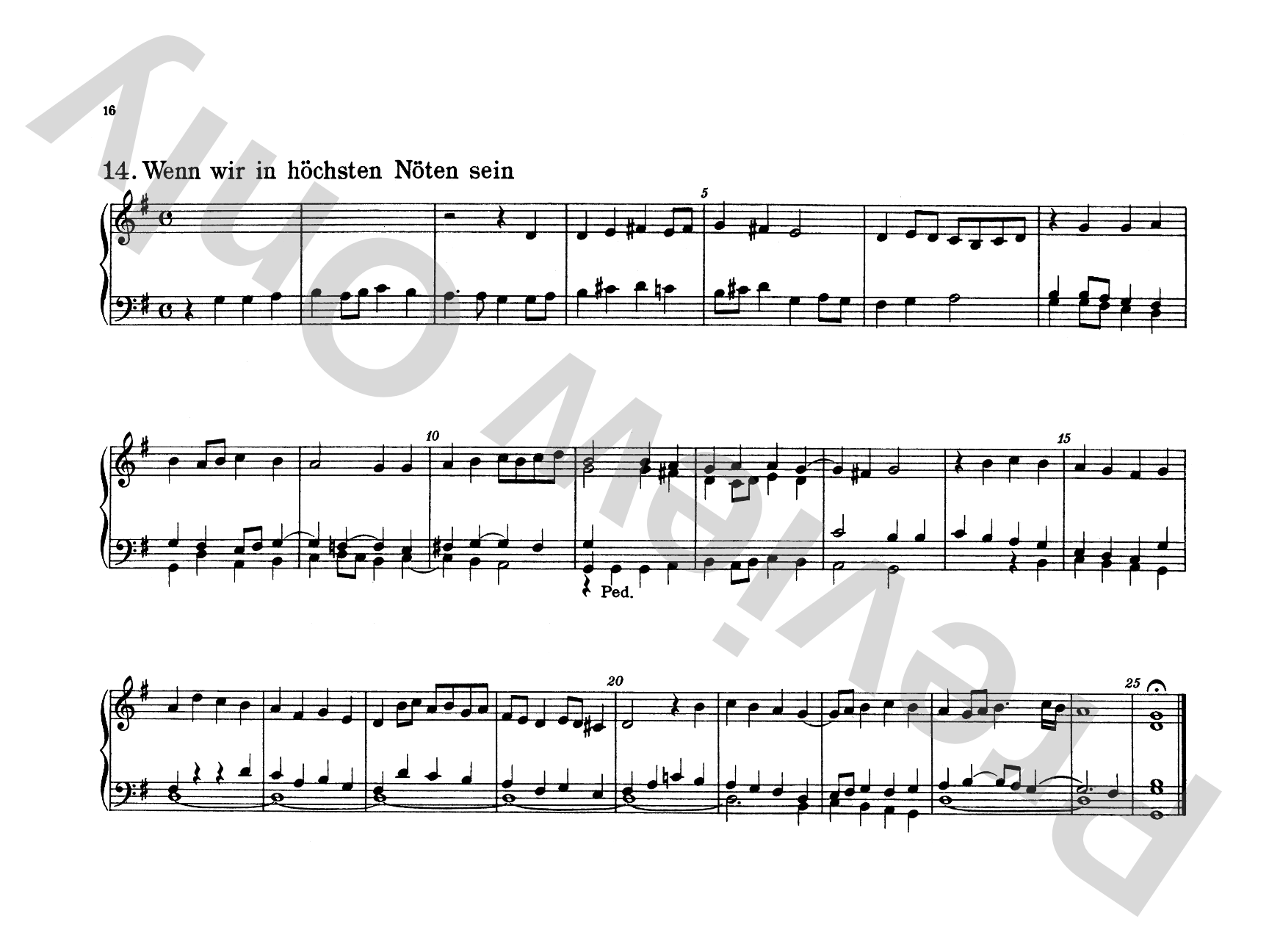 Bach: Forty-four Organ Chorales