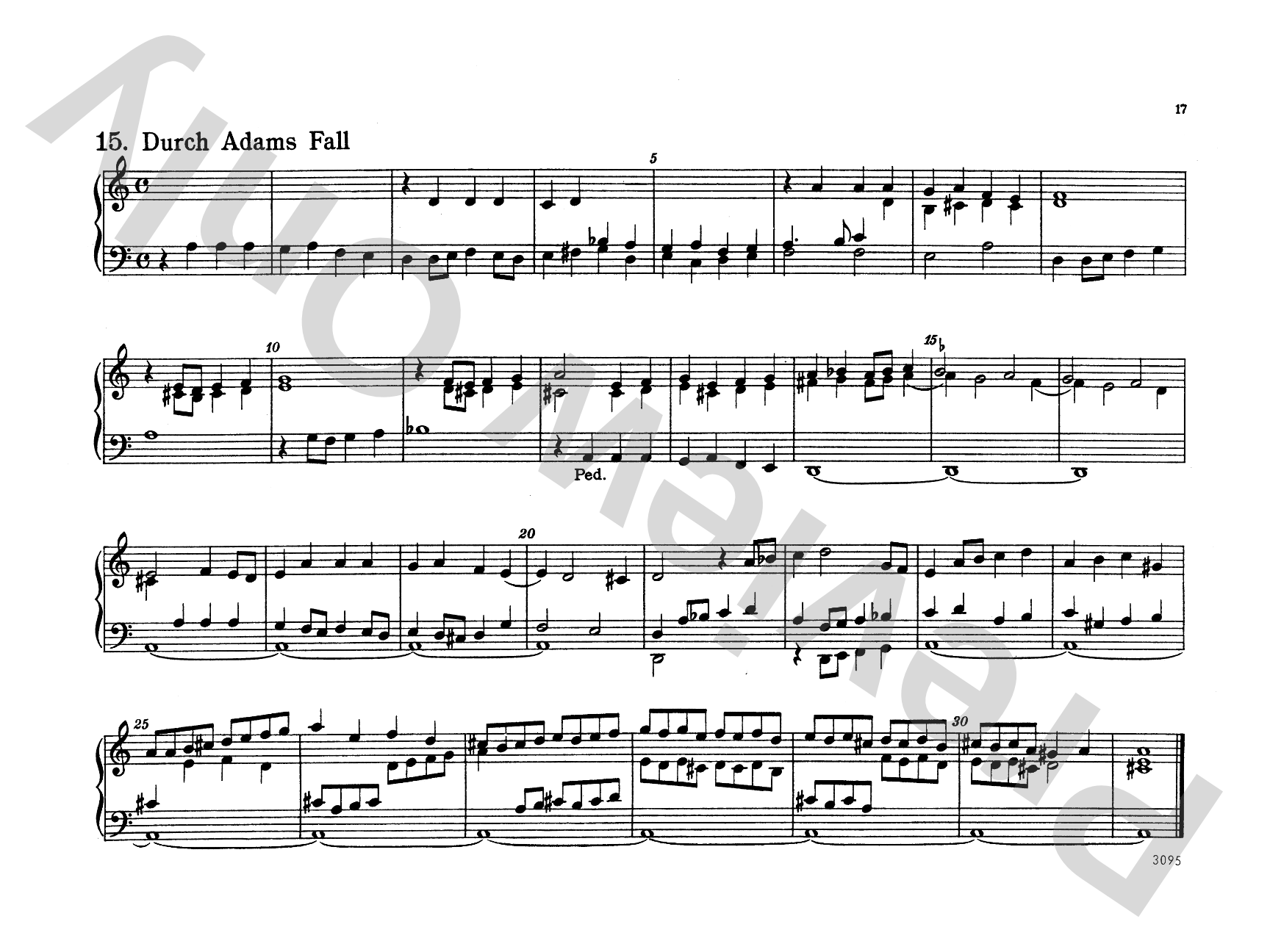 Bach: Forty-four Organ Chorales